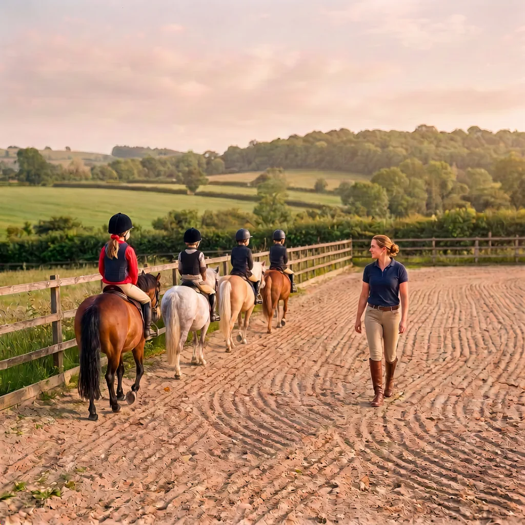 Cours de poney à Brantôme en Périgord, Dordogne